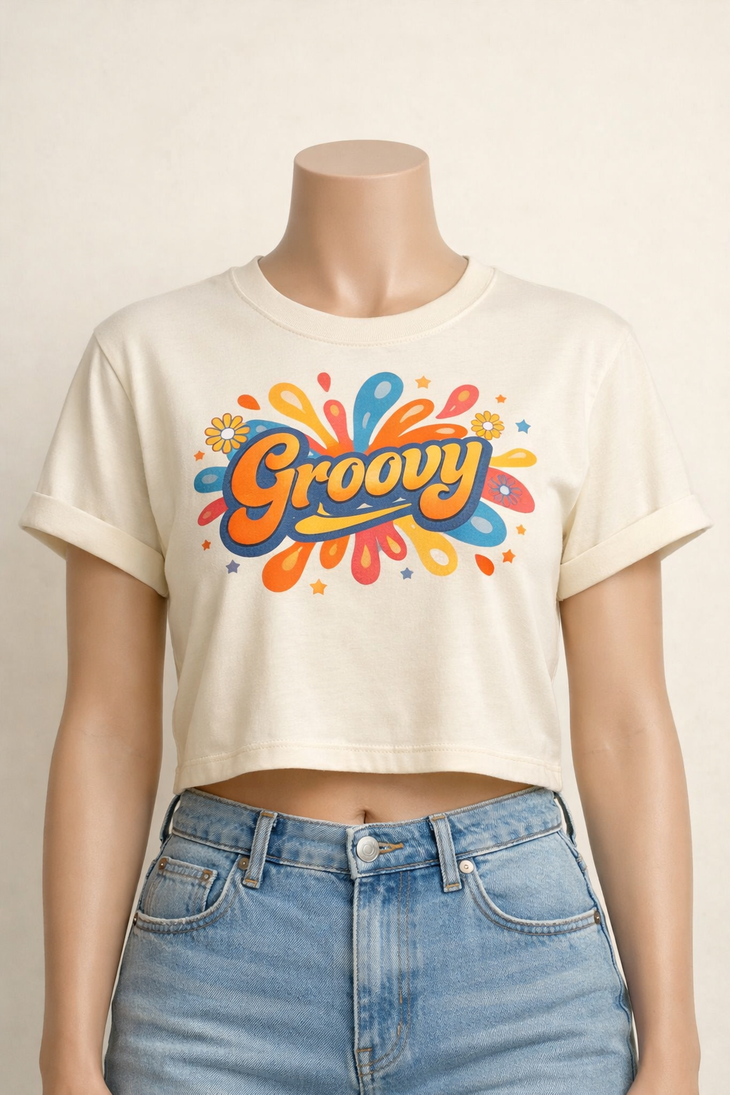 GROOVY SPLASH LOGO TEE
